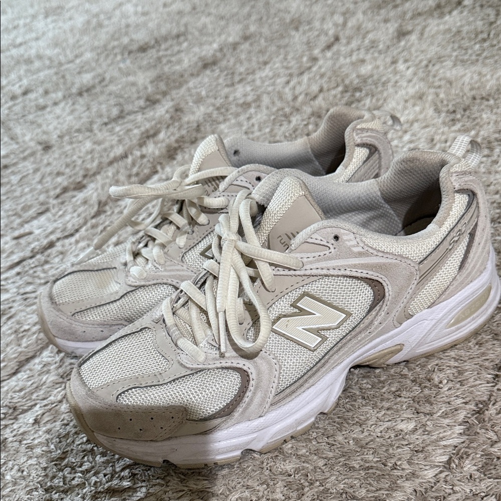 New Balance Off-White Athletic Shoes